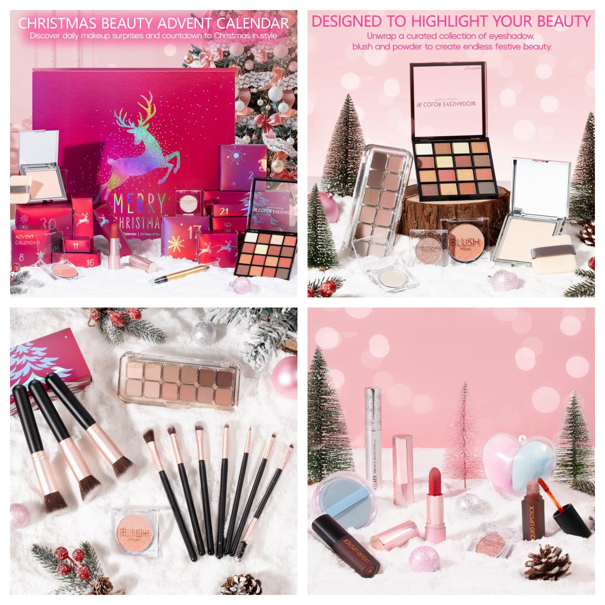 2025 Tween Girl Christmas Gifts Birthday Gifts Teenage Girls Gifts Basket , 24Boxes Advent calendar with Skincare, Bath body Spa Self Care Gifts,10Boxes Task Tags with Makeup gift sets– Perfect for Her, Daughters,Teen Girls,Sister,Niece