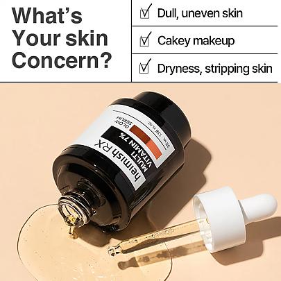 [Heimish RX] Multi Vitamin Glow Serum 35ml Brightening & Hydrating | Vitamin C + B3, B5, B9 | Lightweight & Fast-Absorbing