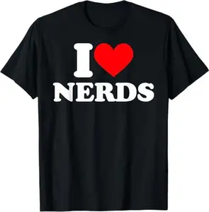 I love nerds tshirt I heart nerds t shirt