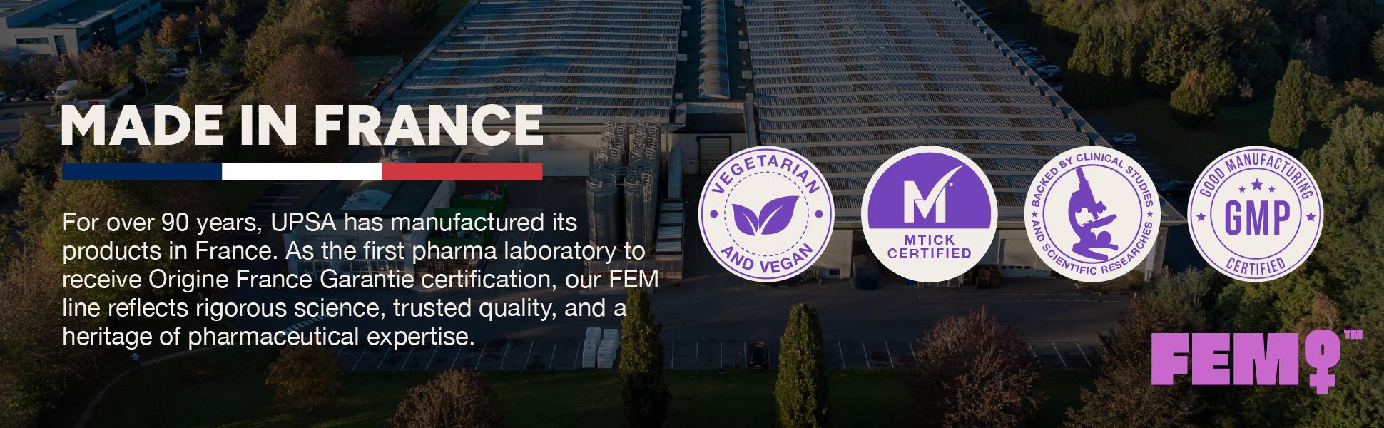 UPSA FEM PERIMENO Non-Hormonal Perimenopause Support – Clinically Proven Pollen & Saffron Extract for Energy, Sleep & Mood Balance