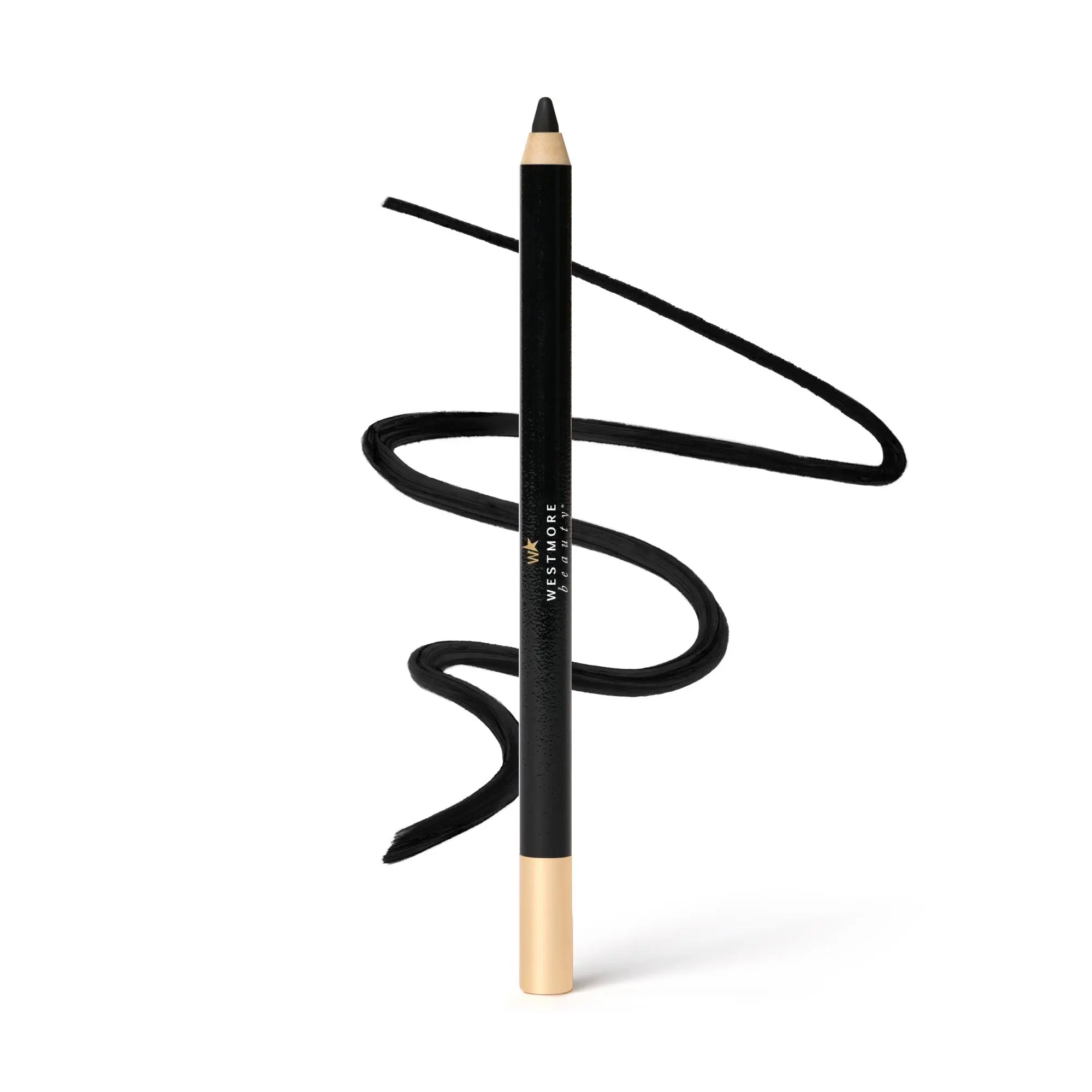 Westmore Beauty Lasting Effects Soft Glide Eyeliner, Smudge-Proof & Waterproof, Soft Matte Finish Gel Pencil for Flawless Makeup