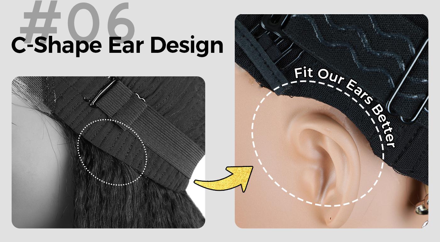 OQ Hair Full 220% Density Wear Go 9x6 Tpart Layered Cut Yaki Straight Bob Wig Reddish Brown Color Ear To Ear Deep Part Lace Glueless Wig Human Hair Pre Bleached Tiny Knots With Drawstring