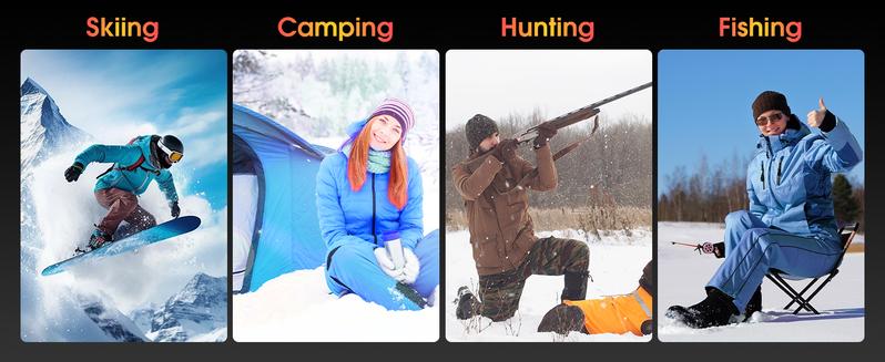 Rechargeable Hand Warmers,10000mAh Quick Heating Pocket Heater, Reusable Electric Hot Hands for Outdoor/Camping/Skiing/Hunting/Golf, Perfect Valentine's Day Gift & Birthday Presents for Men Women