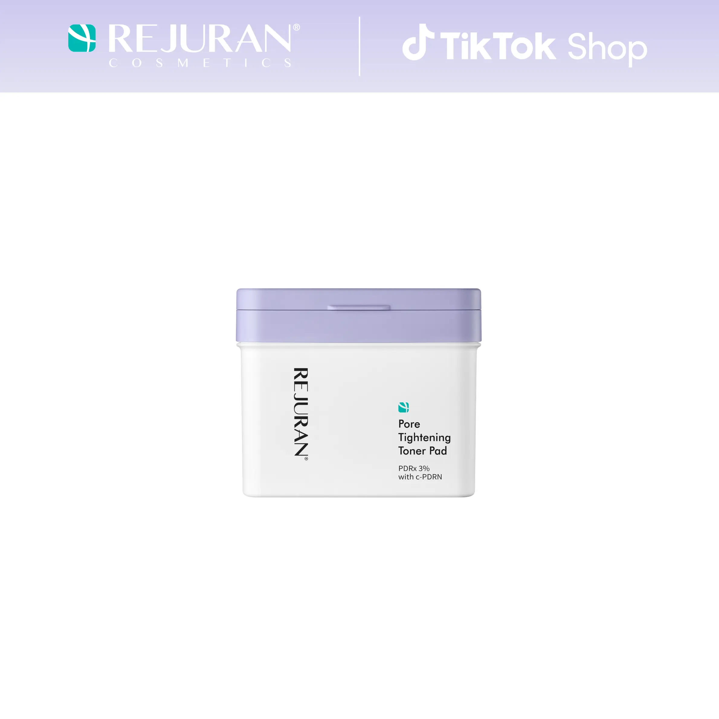 REJURAN Pore Tightening Toner Pad, PDRx 3% with DOT c-PDRN – Exfoliating Pads with AHA BHA PHA for Daily Pore Cleansing, Oil-Moisture Balance & Cooling Care, Smoother-Looking Skin, Korean Skincare