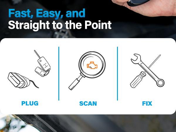 BLCKTEC 420X OBD2 Scanner Diagnostic Tool, Read and Clear Check Engine Light, Car Code Reader for All OBDII Cars 1996 and Newer, Comes with Bluetooth Topnotch App On iOS & Android