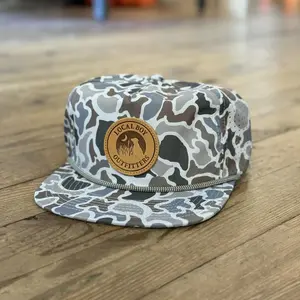 Local Boy Leather Patch Perforated Low Profile Localflage Rope Hat | Local Boy Outfitters