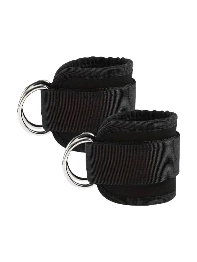 Ankle Resistance Bands, Ankle Bands for Working Out with Cuffs, Resistance Bands for Leg Butt Training Workout Equipment for Kickbacks Hip Gluteus Training Exercises, Ankle Strap with Exercise Bands，gym stuff BlackFriday gym workout equipment Figure 8 Set