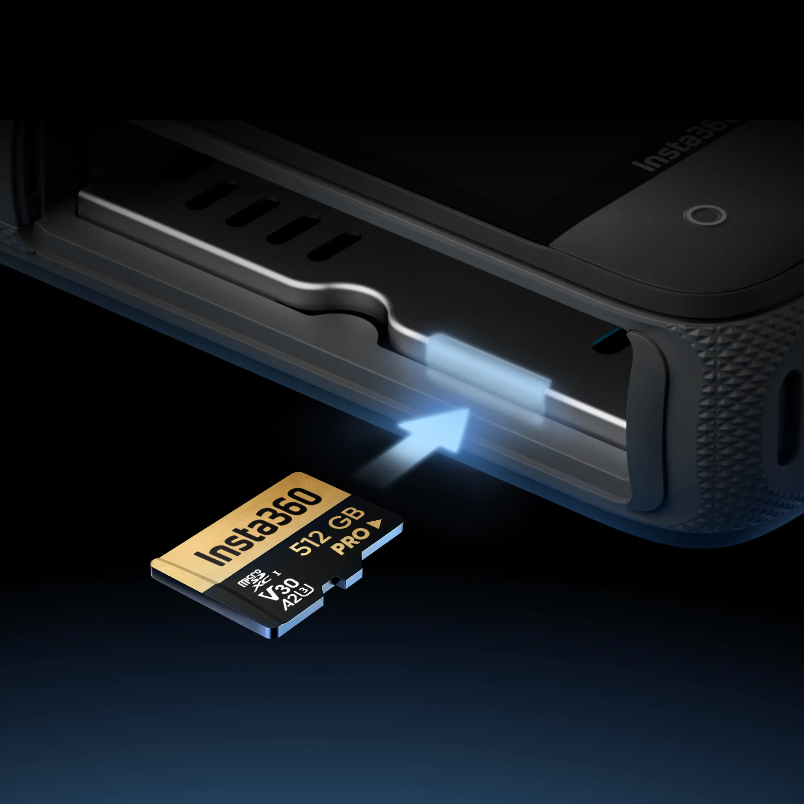 Insta360 512GB PRO microSDXC Memory Card, V30, A2, UHS-I, 90 MB/s