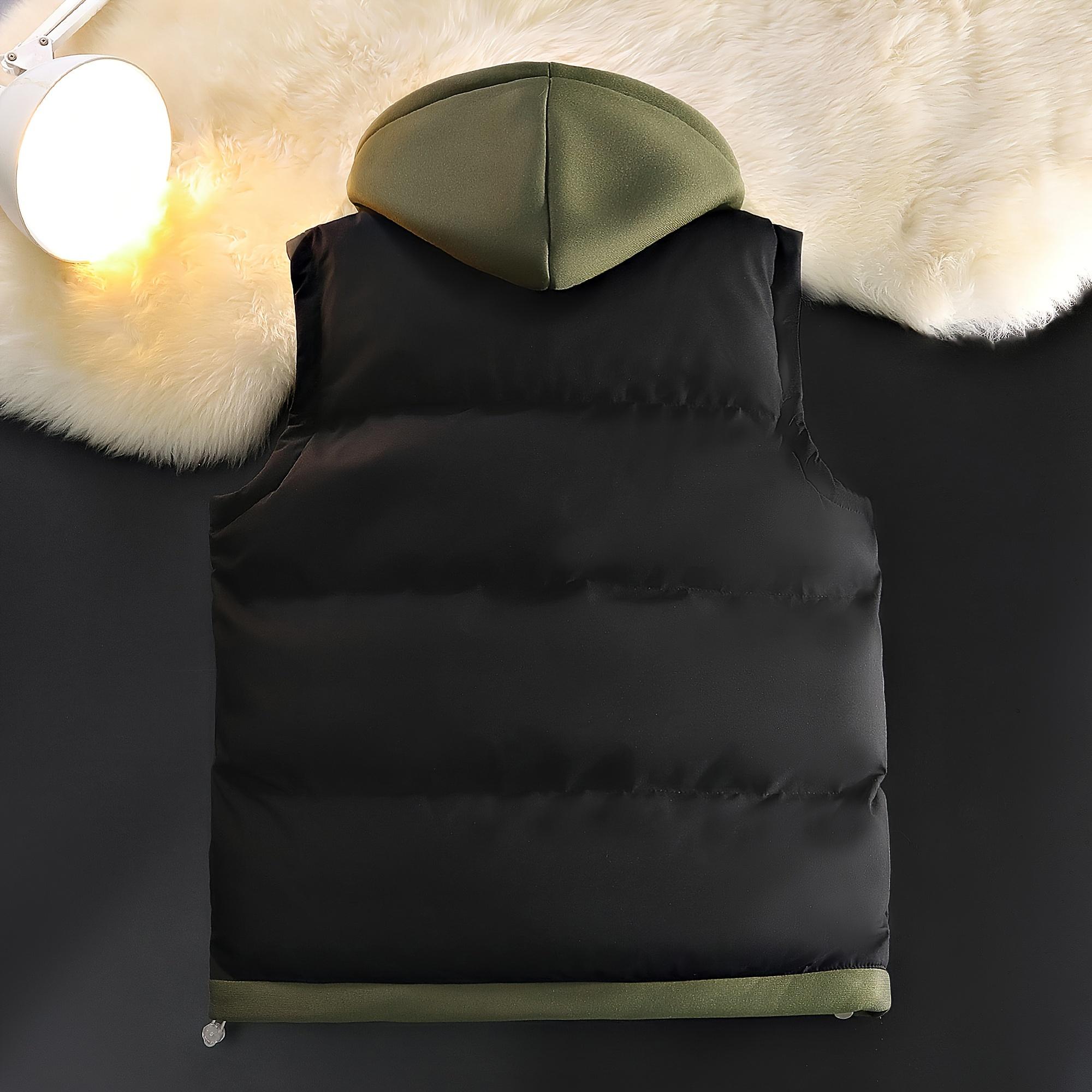 Matching hooded vests for couples, unisex sizing L to 5XL