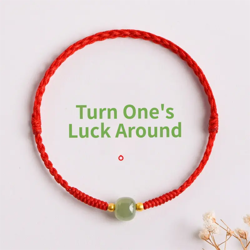 2026 Horse Year Red Rope Bracelet for Women Men, Handmade Braided Friendship Adjustable Sliding Knot Wrist Wrap Anklet, Non-Tarnish Hypoallergenic Boho Stackable Jewelry, Lucky Turn Luck Around Gift for Birthday Valentine Her Him Girlfriend