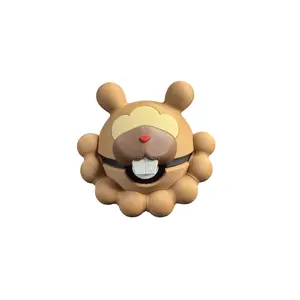 Bidoof Poke Ball - Inspired 3D Printed Collectible