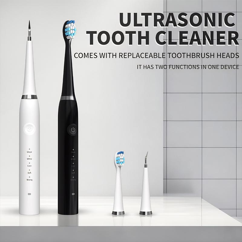 XINGHESHINE Oral Plaque & Tartar Remover for Teeth,Dental Calculus Remover Dental Teeth Cleansing Kit,Rechargeable Dental Teeth Cleaner Tools Kits & 5 Adjustable Modes,3 Replaceable Heads for Women Adlut Pet Safe Use Removable Adjustable