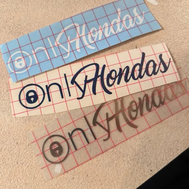 Only Hondas Car Vehicle Sticker Decal For Automotive Decor