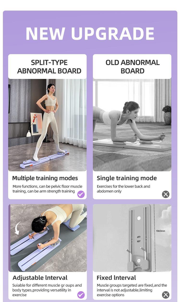 IPO Multi-functional Adjustable Ab Exercise Board Home Pilates Reformer with Upgrade LCD count display Core Strength Training Abdominal Crunch Machine Roller IPO Multi-functional Adjustable Ab Exercise Board Home Pilates Reformer with Upgrade LCD count display Core Strength Training Abdominal Crunch Machine Roller