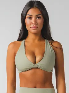 ACTA Evo Twist Bra - Lightweight & Breathable No Pads Super Stretchy with Twisted Front & Sturdy Straps for Unique Style Yoga Workout Activewear Yoga Gym Activewear Fitness Clothes