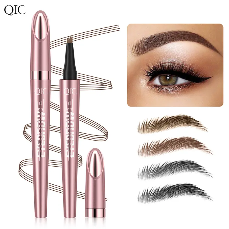 Long-Lasting Waterproof Micro-Fork Tip Eyebrow Pen - Daily Brow Definer, Precision Pencil, Filler Pen, Easy-to-Apply Micro Stroke Tool for Natural Definition, Makeup Eyebrow Pencils. #backtoschool