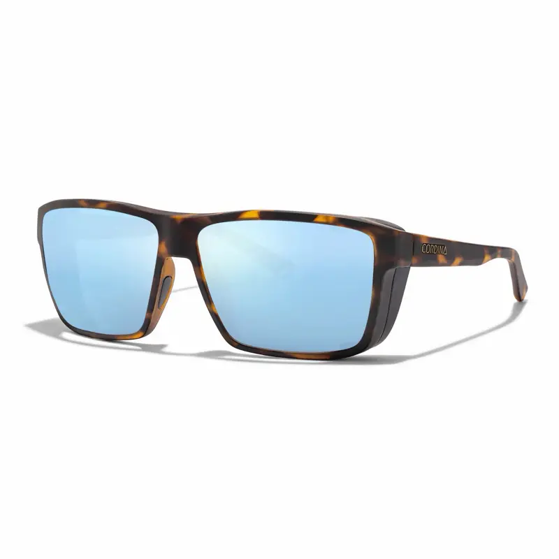 Lowlander - Matte Tortoise - Blue Glass Sunglasses