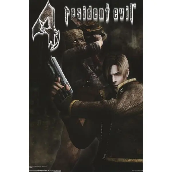 POSTER :MOVIE REPRO: RESIDENT EVIL 4 - MASK - FREE SHIP  #3455