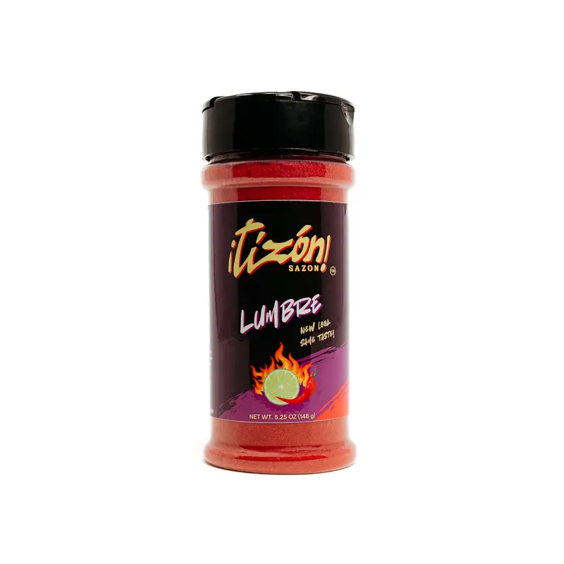 Tizon Lumbre Mexican Seasoning Powder, Fuego Flavor, Snack Seasoning for Popcorn, Chips, Nuts, Fruits