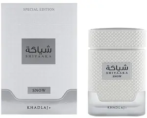 Khadlaj Shiyaaka Snow Eau De Parfum Spray for Men, 3.4 Ounce