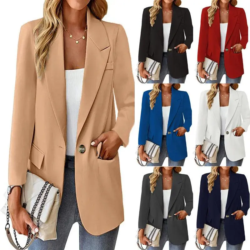 Women's Work Blazer - Professional Fit, Versatile Office Wear