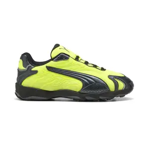 PUMA Mens Inhale Metallic Lace Up Sneakers Shoes Casual - Yellow