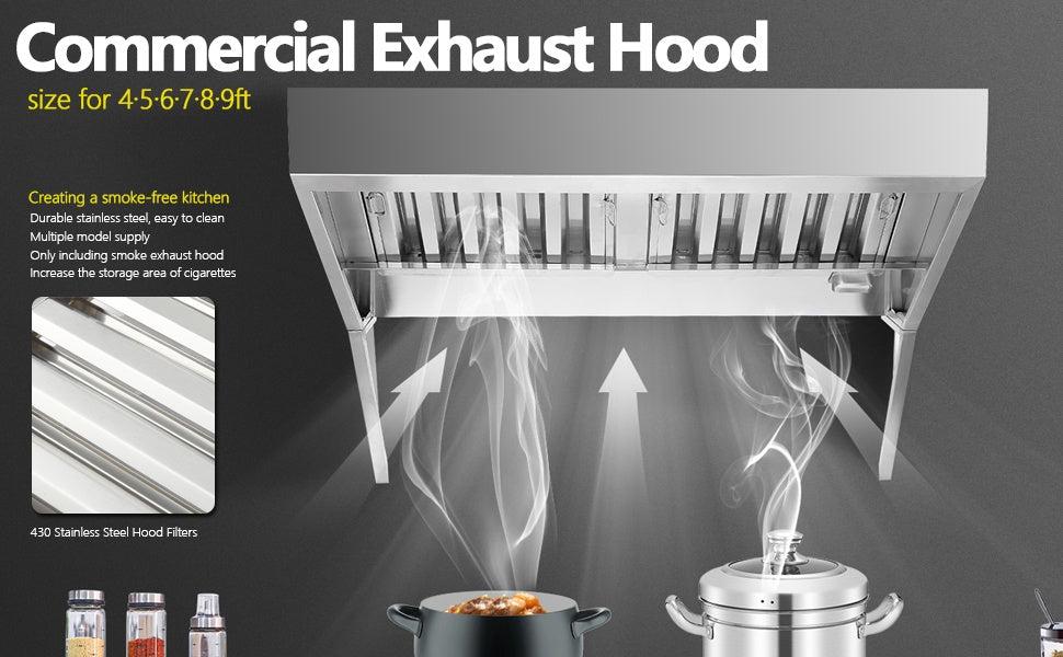 【GARVEE】Commercial Hood Filters in Various Sizes (19.5W x 15.5H, 19.5H x 24.5W, 19.5W x 19.5H Inches), Made of Durable 430 Stainless Steel with 5 Grooves, Ideal for Restaurant Kitchen Exhaust Hoods, Pack of 6 【GARVEE】Commercial Hood Filters in Various Sizes (19.5W x 15.5H, 19.5H x 24.5W, 19.5W x 19.5H Inches), Made of Durable 430 Stainless Steel with 5 Grooves, Ideal for Restaurant Kitchen Exhaust Hoods, Pack of 6