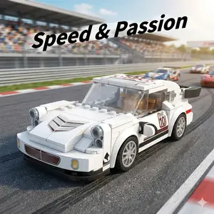 Collectible Vintage Race Car Building Toy | DIY Assembly Vehicle Kit | Perfect Birthday Gift for Car Enthusiasts ️