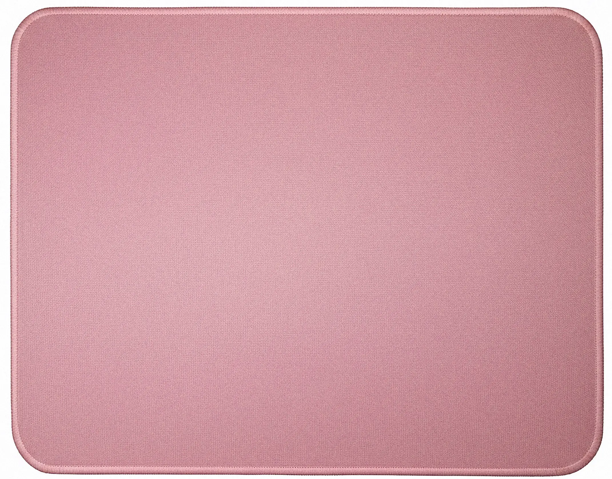 Kriture Cloth Mouse Pad for Desktops, Laptops, Home Use - Stitched Edge, Non-Slip Rubber Base, Premium Texture, Waterproof, 3 mm Thick, 10.2x8.3 in Pink, Smooth Move for All Mice, Desk Accessories