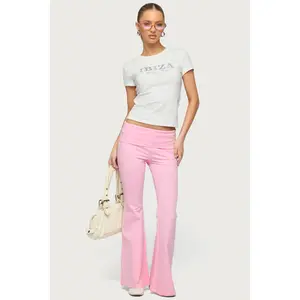 Petite Naomi Foldover Flared Leggings Petite Naomi Foldover Flared Leggings