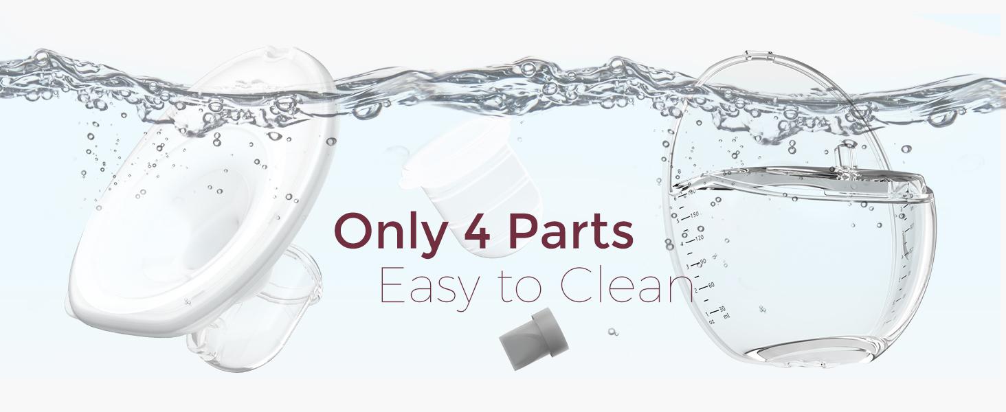 Momcozy Black Friday Breast Pump Hands Free Mobile Style | M6, Wearable Breastfeeding Pump Ideal Rhythm for More Milk, DoubleFit Flange More Fit & Discreet with 3 Modes & 9 Levels, 24mm