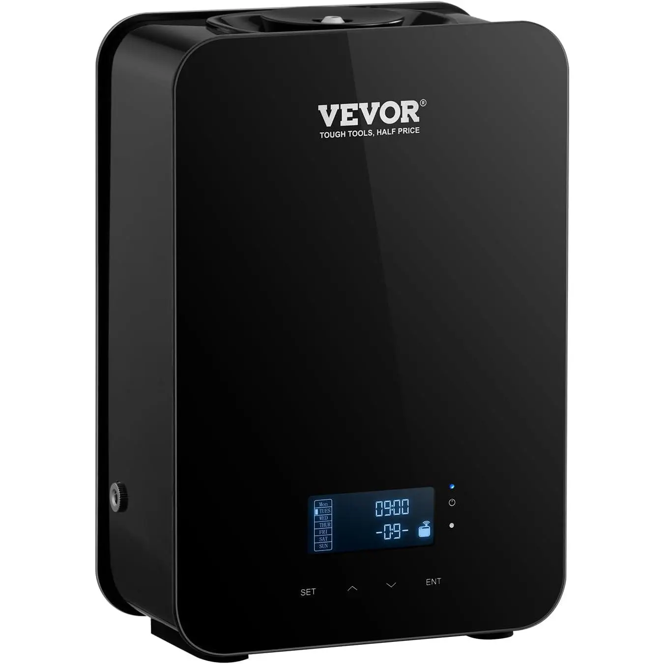 VEVOR Upgrade Commercial HVAC Aroma Diffuser, Smart Automated Aromatherapy Machine, 180ML Waterless Essential Oil Diffuser with Cold Air Tech, App Control, Adjustable Flow Rate, Timer, Sleep Aid, Scented, Covers 2000 Sq.Ft for Home, Spa, Silent, Bluetooth