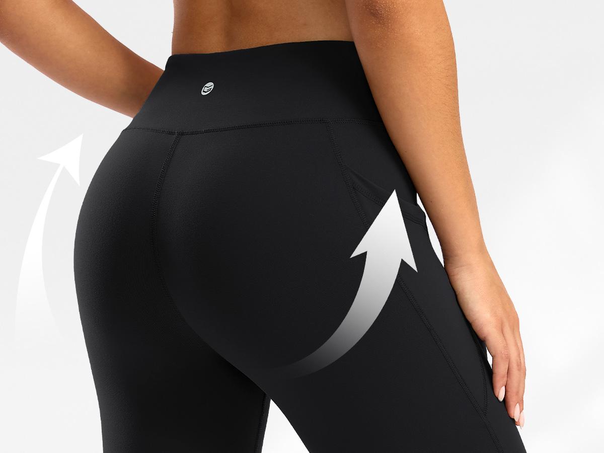 G Gradual Women's Bootcut Yoga Pants 28"/30"/32"/34" Inseam Long Bootleg High-Waisted Flare Pants with Pockets Workout Wear Athleisure Fitness Leggings for Women