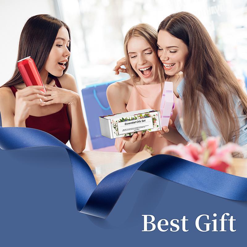 Essential Oils Set, 10 ML Bottles Set For Home Care, Fragrance, Humidifiers, Difusors & Aromatherapy Oils Set Gifts, Mint Leaf, White Tea, Lavender, Lemon, Orange, Osmanthus, Vanilla, Sakura, Rose, Freesia, Sandalwood, Jasmine