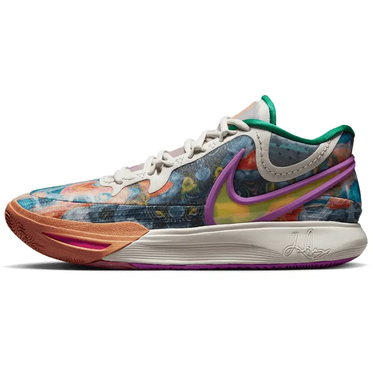 Men's Nike Kyrie 8 EP 'Circle Of Life' Round Toe Low Top Basketball Shoes, Style Code DQ3839-001, Comfort Casual Trainers