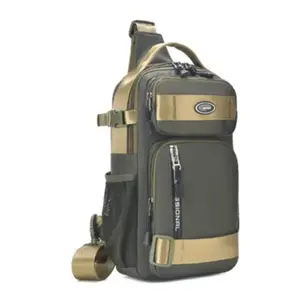 New Large Capacity Men's Chest Bag, Tactical Shoulder Bag, Multifunctional, Oxford Cloth Handbag, Travel Backpack for Outdoor Use
