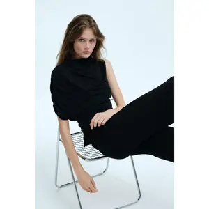 H&M One-sleeve turtleneck top