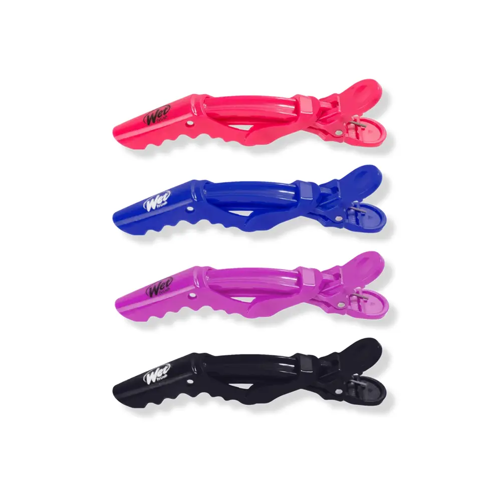 Hair Styling Clips, 4 Pack of Colorful Professional Alligator Clips, Sturdy with a Strong Non-Slip Grip for Thick Hair, Grip A Lot Of Hair