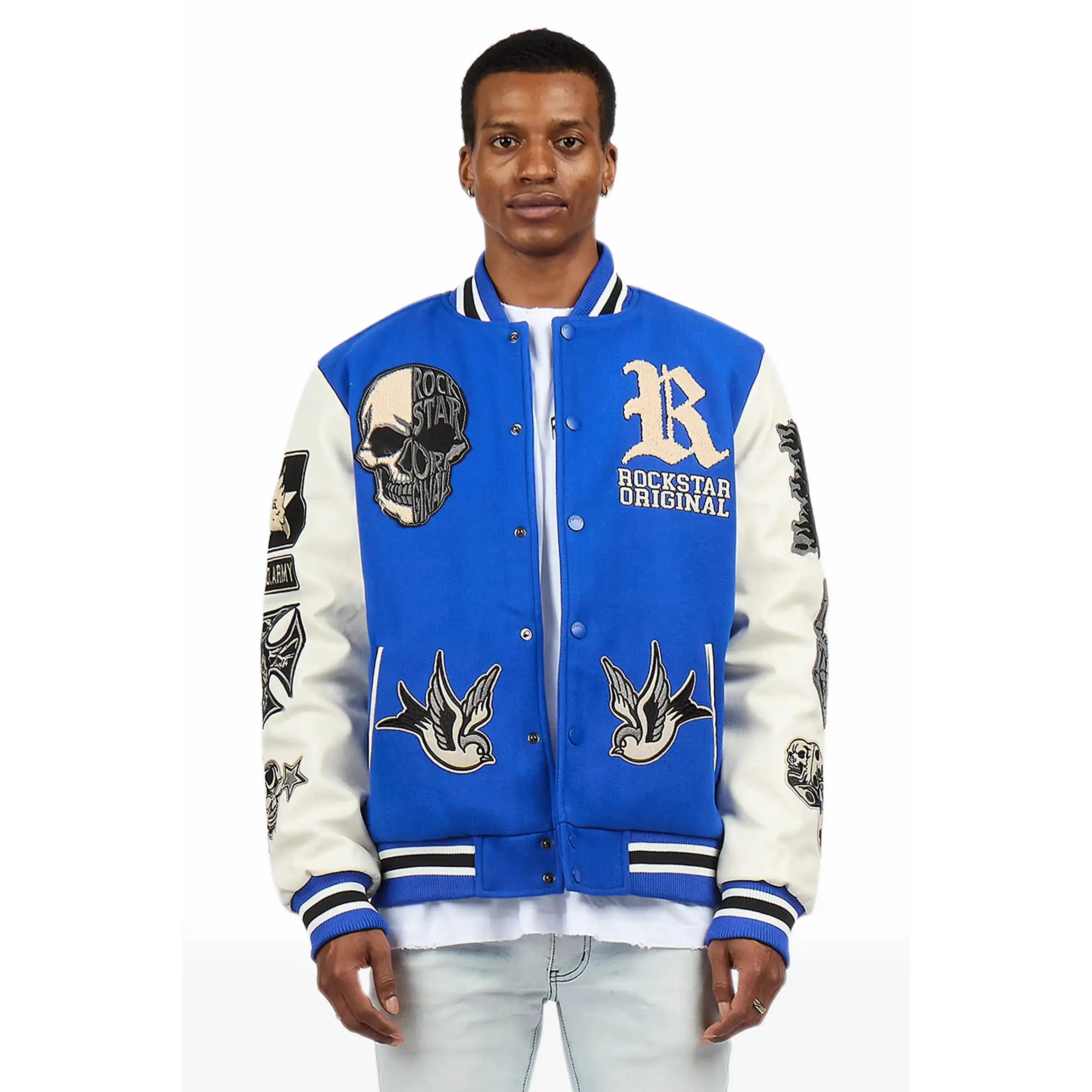 Vidar Royal Blue Varsity Jacket Vidar Royal Blue Varsity Jacket