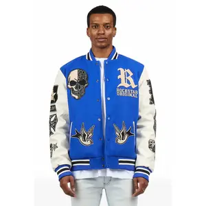 Vidar Royal Blue Varsity Jacket