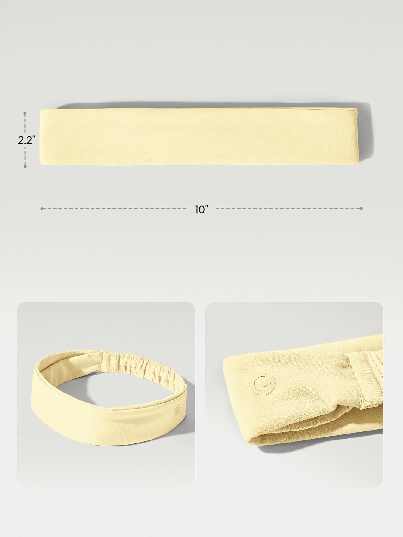 GLOWMODE FeatherFit-Air Work It Sweat-Absorbent Training Headband Gym