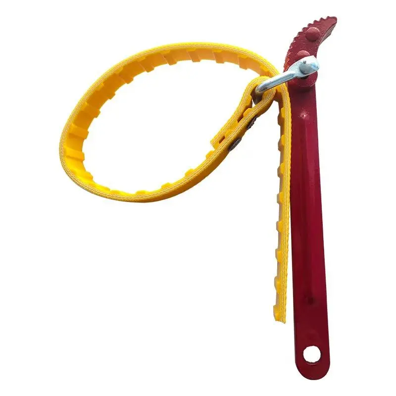Adjustable Belt Wrench, Universal Fit Chain and Belt Oil Filter Wrench, Multifunctional Portable Tool, Ideal for Auto Repair