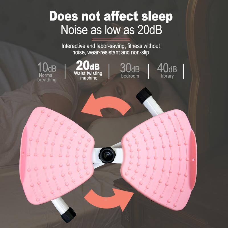 Waist Twist Machine Ab Training 300 lbs Capacity Ab Board for Women Core Workout Equipment Portable Waist Toner for Aerobic Exercise Home Gym Cardio