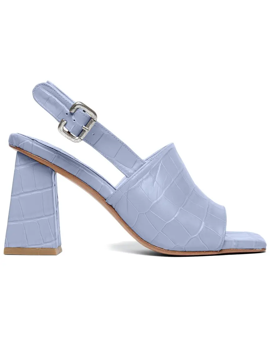 FRĒDA SALVADOR Cecilia Croc-Embossed Sandal