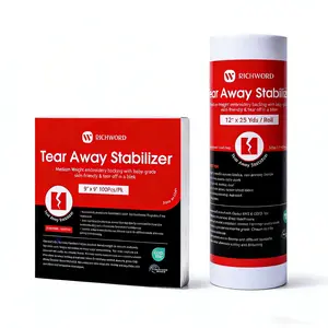 Tear Away Embroidery Stabilizer Backing – Medium Weight 2.0oz, Non-Woven Support for Machine Embroidery
