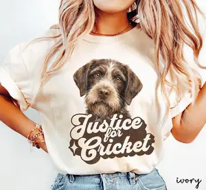 Justice for Cricket T-Shirt/ sweatshirt, RIP Cricket Tee, Protest Tshirt, Dog Lover Gift