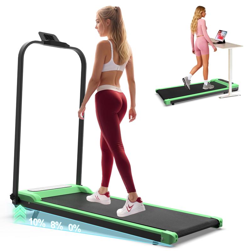 【SAVEYOUR】Folding Treadmill 2 in 1 Walking Pad,Under Desk Treadmill, Foldable Portable Treadmill with Handle Remote Control LED Display, Walking Jogging Machine for Home Office Use