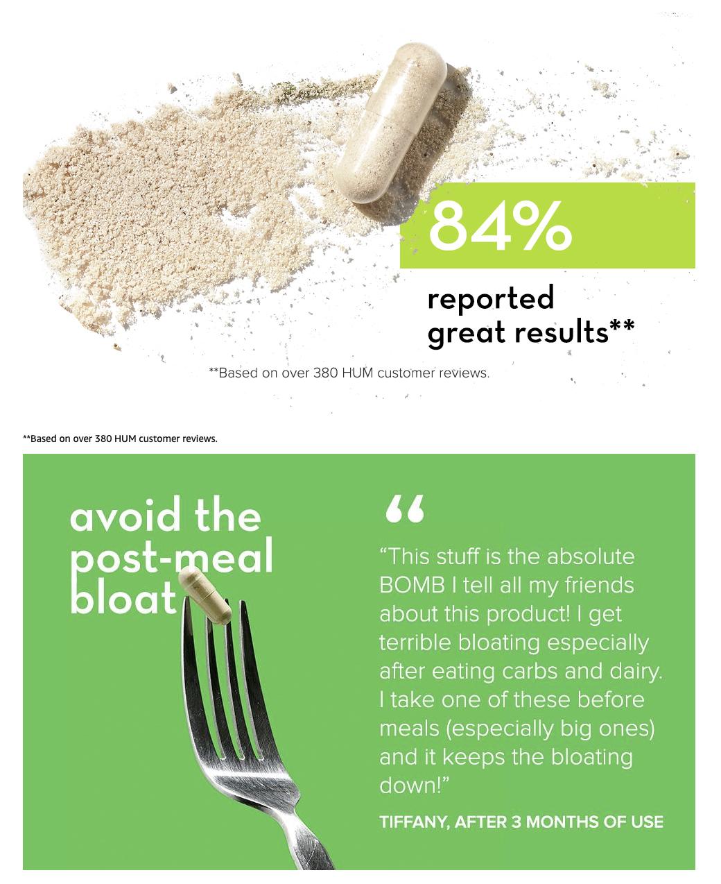 HUM Nutrition Flatter Me Digestive Enzymes, 60 Capsules