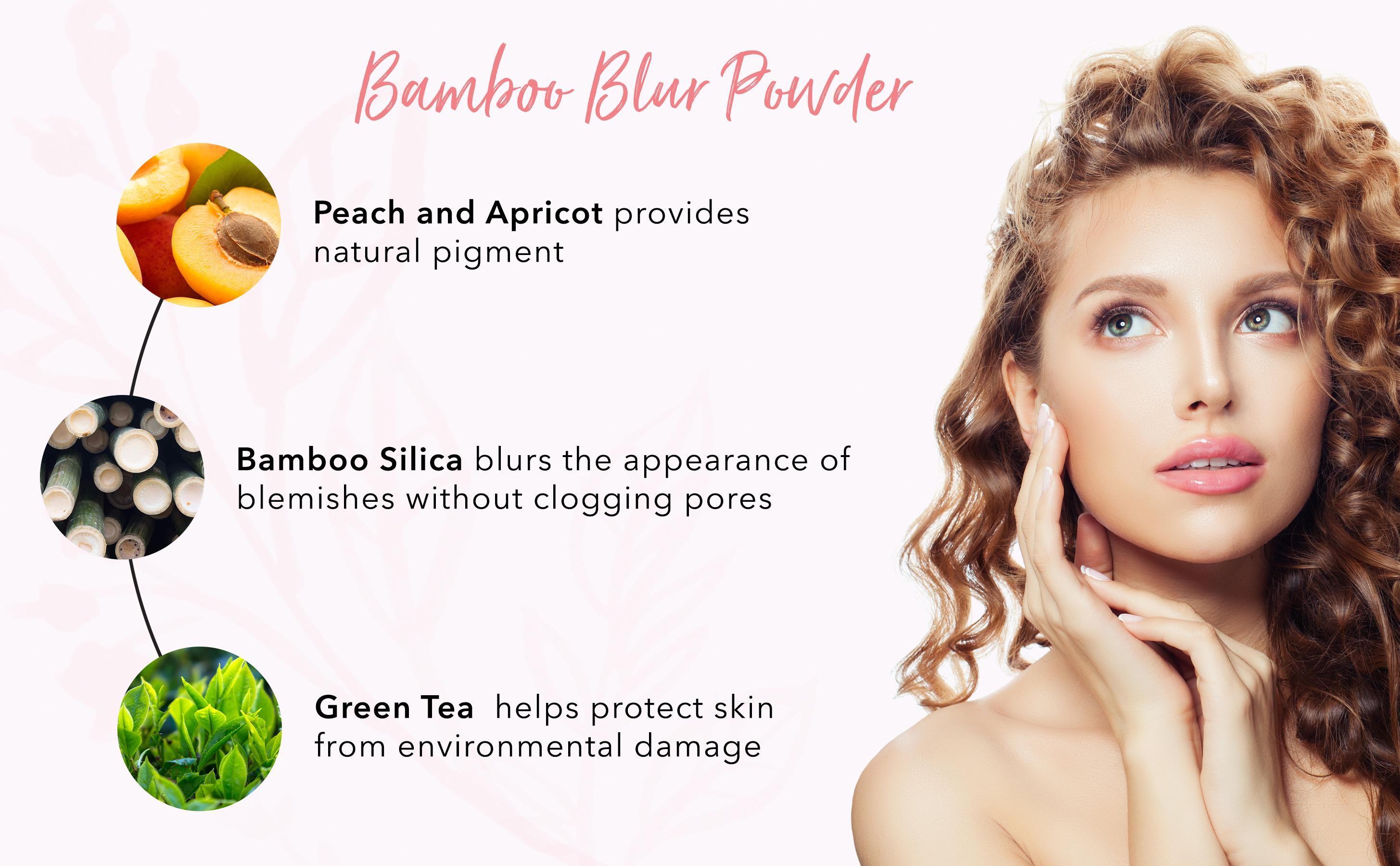 100% Pure Vegan Bamboo Blur Powder