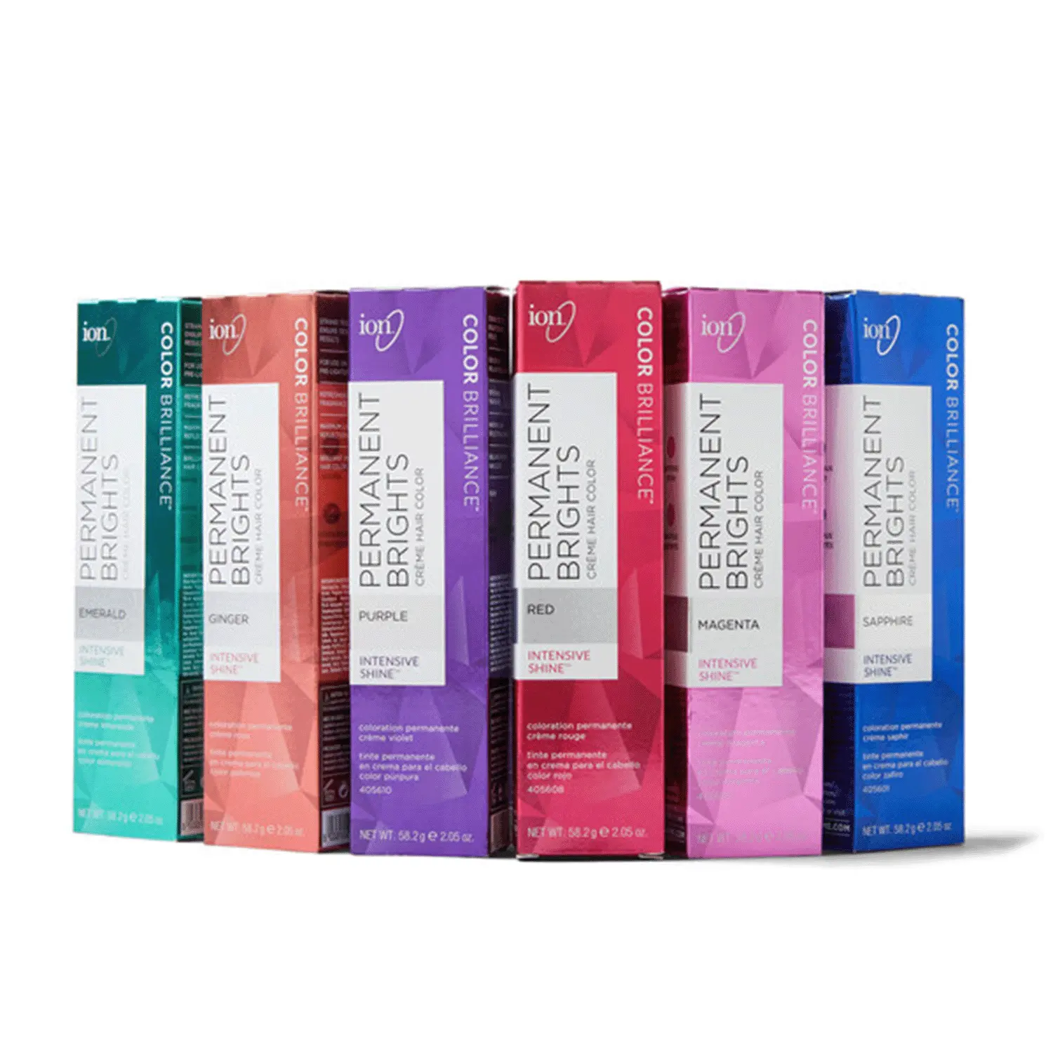 ion Permanent Brights Cream Hair Dye, Vibrant & Fade-Resistant Hair Color for Adults, Cruelty-Free & Vegan, 2.05 fl oz, Hair Transformation